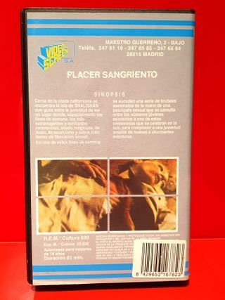 Placer Sangriento VHS (1974)