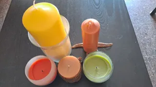 Set di candele decorative