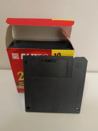 10 Disquetes Emtec 2HD DOS nuevos