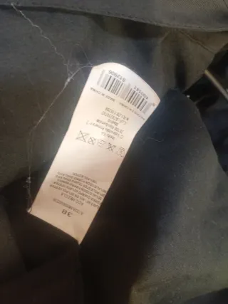 Parka Trucco talla 38 negra Entretiempo y regalo