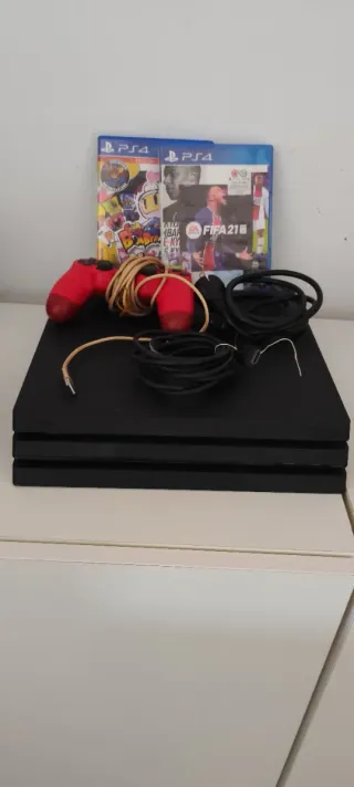 PS4 Pro 1TB Negra + FIFA 21 + Mando