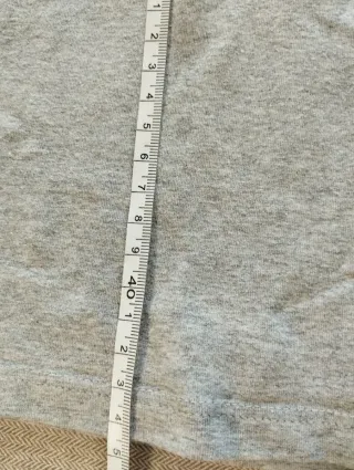 Top tirantes crop gris elástico talla 42