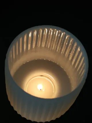 Tulipa Opalina Antigua Vidrio