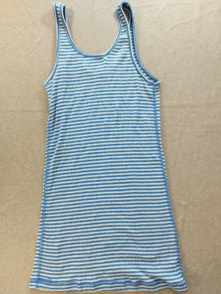 Camiseta tirantes rayas azules verano