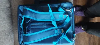 Maleta-Mochila Azul Nueva