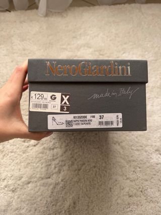 Scarpe tacco Nero Giardini 37