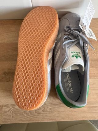 Adidas Gazelle Gris y Verde