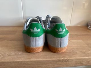 Adidas Gazelle Gris y Verde