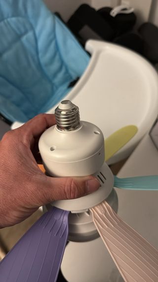 Lámpara Ventilador Infantil + Mando