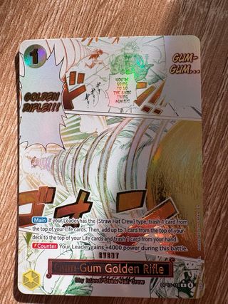 Gum-Gum Golden Rifle OP15-116 R Foil Full Art