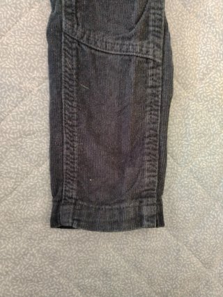 Pantaloni velluto bimbo 4/5 anni