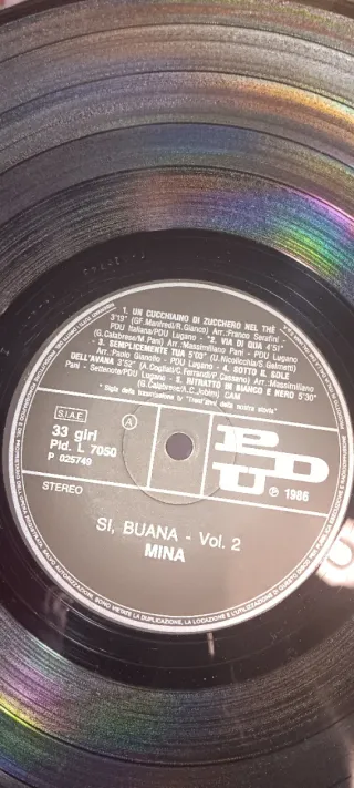 Mina - Si, Buana album doppio disco