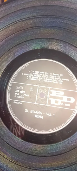Mina - Si, Buana album doppio disco