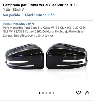 Cubierta Retrovisor Mercedes W166/X166/C292