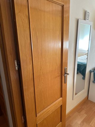 Puerta de madera para casa son 7puertas