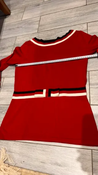 Blusa Carolina Herrera Roja Talla M