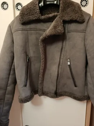 Montone corto Calliope grigio