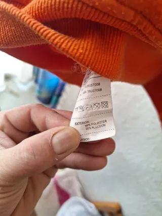 Sudadera John Smith con cremallera naranja