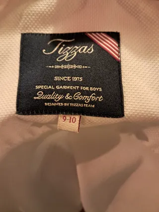 Camisa Tizzas blanca 10 años