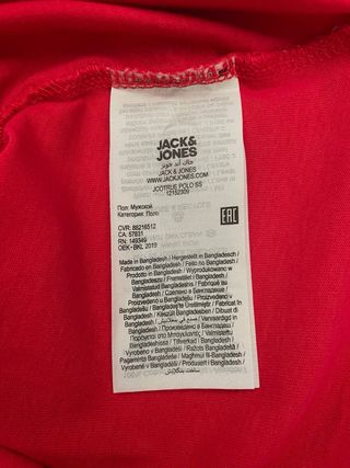 Polo Jack & Jones Rojo