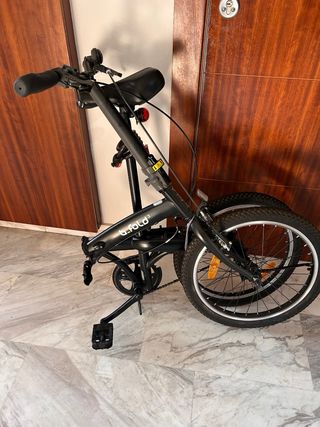 Bicicleta Plegable Negra