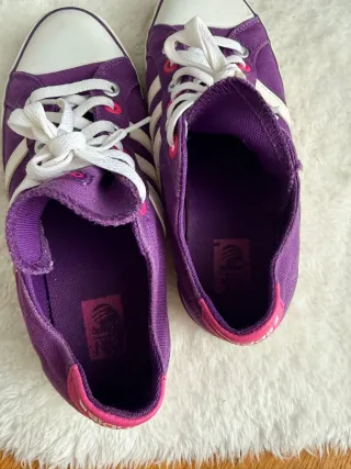 Adidas Scarpe Tela Viola Tg 37.5