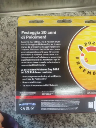 Pokemon Day 2026 Box con carte italiane