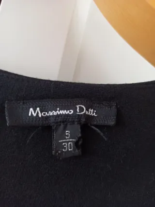 Vestido Negro - Massimo Dutti Negro