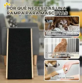 Rampa Plegable para mascotas de Madera
