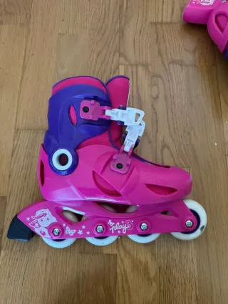 Patines Oxelo Talla Ajustable + Protecciones