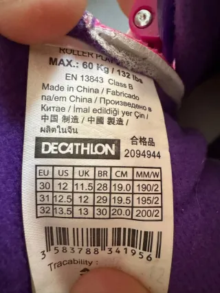 Patines Oxelo Talla Ajustable + Protecciones