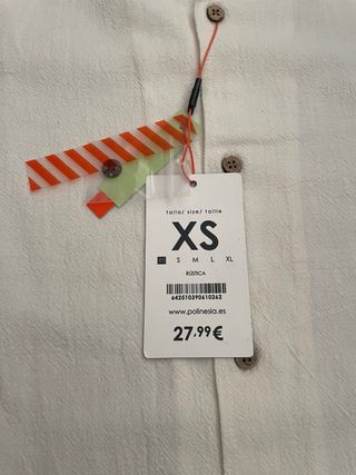 Camisa Polinesia  XS, NUEVA