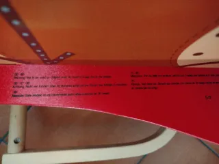 Caballito balancín de madera para bebé