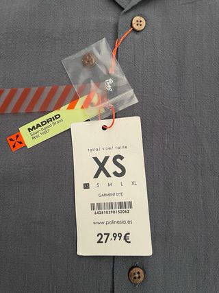Camisa Polinesia  XS, NUEVA