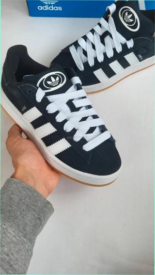 Adidas Campus 00s Talla 38 Negro/Blanco