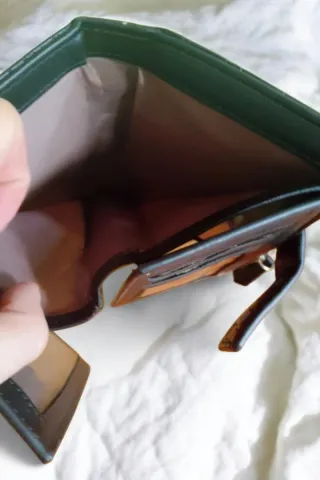 Monedero negro mujer cremallera efecto cocodrilo