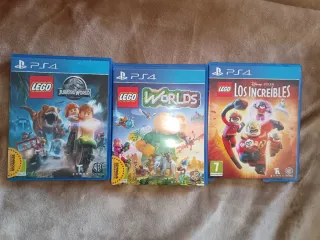 LEGO PS4 Jurassic World, Worlds y Los Increíbles