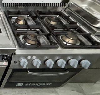Cocina Industrial Stalgast 4 Fuegos Gas + Horno