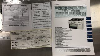 Cocina Industrial Stalgast 4 Fuegos Gas + Horno
