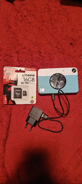 Cámara Digital Instantanea Kodak Printomatic Azul