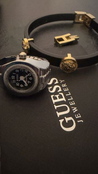 Anillo Reloj y pulsera Guess