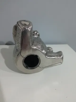 Hucha Vintage Oso Plateado