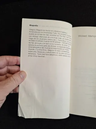 Gregory Maguire. Wicked (edición de bolsillo)