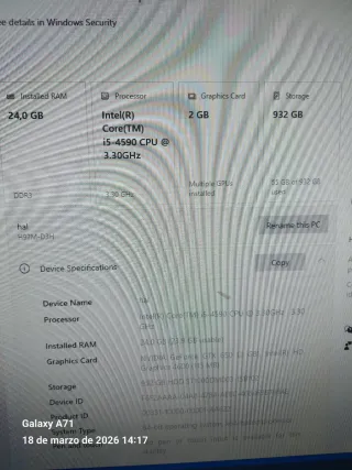PC Intel i5 4590 | 24GB RAM | 1TB HDD