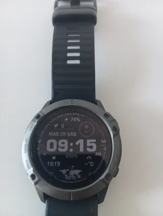 Garmin Fenix 6X pro saphire color antracita