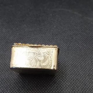 Scatola portapillole vintage con strass