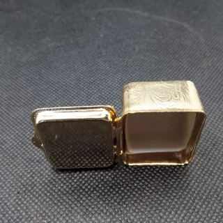 Scatola portapillole vintage con strass