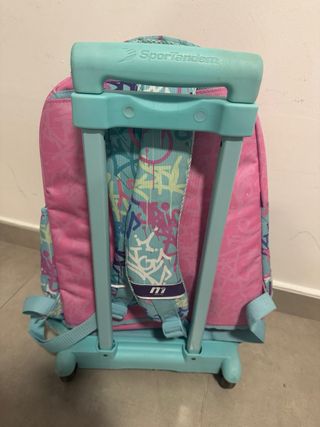 Mochila Tandem con ruedas y diseño graffiti