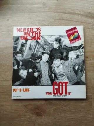 Maxi-singles Vinilos New Kids on the Block, Bros,