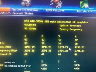 Placa Base Gigabyte+procesador+ram y fuente